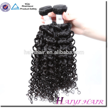 Alibaba Chine Haute Qualité Vierge Extension de Cheveux Bouclés Cheveux Weaves Pour Les Femmes Noires